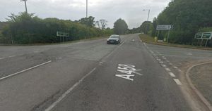 The A458 at Halfway House, near Pecknall Lane. Picture: Google