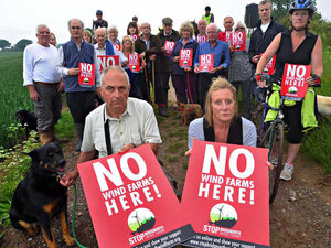 Supporting image for story: Protesters vow to fight Shropshire wind turbines
