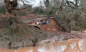 Plans are being assessed to remove the two boats stranded in the breach.