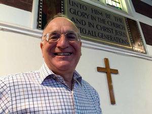 Church warden David Hallam
