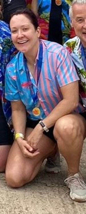 Anneka Before her 2 stone weight loss 