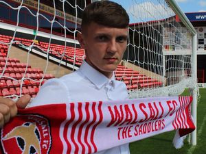 Supporting image for story: Teenage striker Mitch Candlin signs three-year deal at Walsall