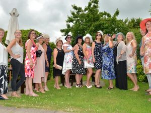 Supporting image for story: Residents dressed in their finery for Ladies Day in Chelmarsh