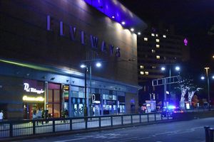 Police blocked off Broad Street to traffic in the wake of the London terror attack. Picture: @snappersk 