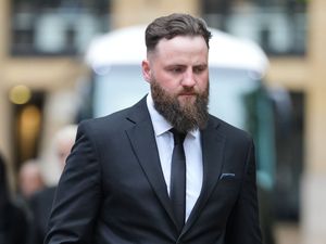 Former Britain’s Got Talent contestant Andrew Johnston arriving at Southwark Crown Court