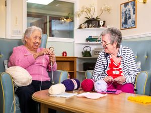 Supporting image for story: Yarn-tastic! Meet the Shrewsbury care home residents knitting up a storm