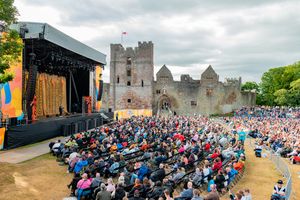 Ludlow Castle Comedy Festival. Photo: Andy Hughes