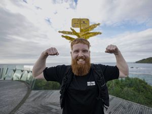 A man posing in New Zealand