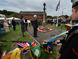 Supporting image for story: New tribute unveiled at Woodsetton War Memorial honouring the fallen - PICTURES and VIDEO