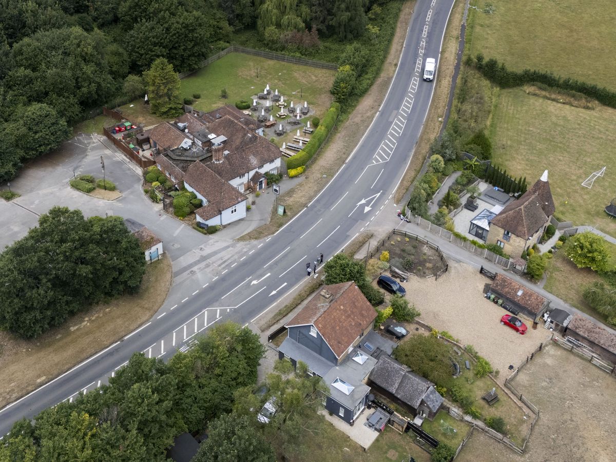 Man in hospital with serious injuries after being shot by police near rural pub