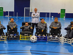 Supporting image for story: Champions League calls for Powerchair team