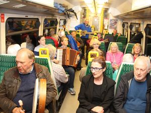 Supporting image for story: It's "all aboard" the folk train for musical fun
