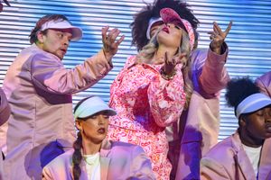 Rita Ora performed at the show in Birmingham. Picture: @SnapperSK