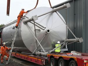 Supporting image for story: Six 130,000-litre fermentation vessels arrive at Scotland’s first biorefinery