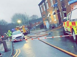 Supporting image for story: Fire breaks out at former Conservative club in Tipton