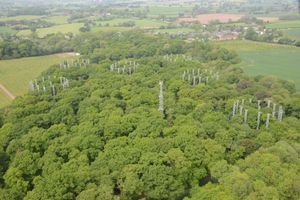 The BIFoR FACE experiment facility located in a Staffordshire Woodland