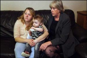 Mother Amy and grandmother Anita spoke on Watchdog about Oscar Webb's devastating eye injury