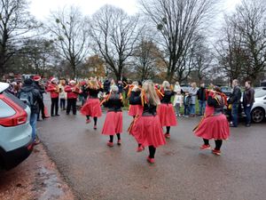 Three Spires dancers entertained the crowds.