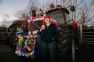 Sarina Stringer, hot drink in hand.