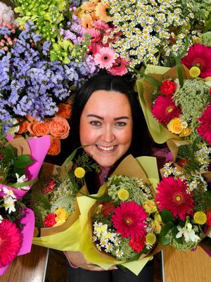 Amy Haviland, who has won a flower arranging competition which names her as the best in the West Midlands.