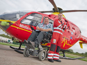 Supporting image for story: Photo exhibition highlights Midlands Air Ambulance rescue missions