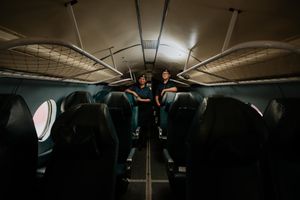  RAF Air Cadets Sunita Lyall,14, and Sebastian Amanowicz, 13  