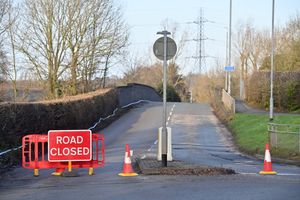 Baswich Lane bridge was closed for three days but will open with a one way system from this evening.