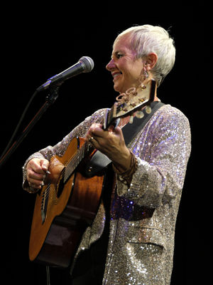 Christine Collister appearing at The Edge Arts Centre, Much Wenlock. Photo: Tom Foxall