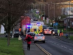 Supporting image for story: Biker seriously injured in Pensnett crash