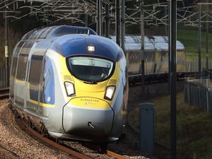 A Eurostar train in Kent