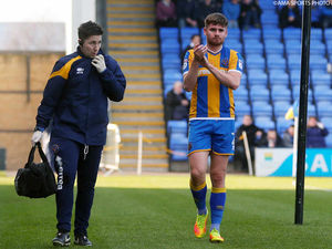 Supporting image for story: Joe Riley facing two weeks out for Shrewsbury Town