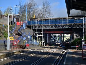 Supporting image for story: Work to strengthen West Bromwich bridge over tram line 'progressing well'