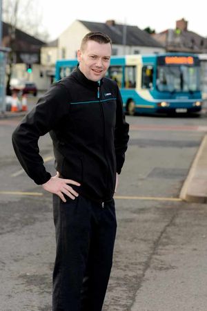 John drives across Wolverhampton, Cannock, Rugeley and Walsall