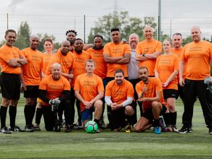 Supporting image for story: Football match between Mander Centre and Telford Centre raises nearly £1,000 for charity