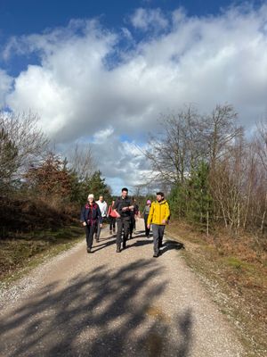 Ryders Hayes staff power through Cannock Chase during their final 15.5-mile training walk, building endurance for the Yorkshire Three Peaks Challenge to raise funds for the Oscar Mile.
