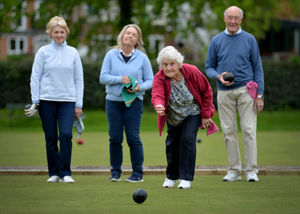 Janet Clark, Jan Patrick, Joyce Bothwell and Derek Clark