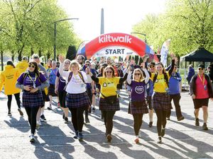 Supporting image for story: Sturgeon joins 10,000 Kiltwalkers as fundraising event makes its return