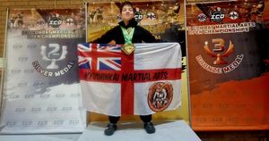 Franklin with multiple podium finishes 2 Gold Medals and 5 Silver Medals at the ICO 4 Nations Swansea 13th April 2025