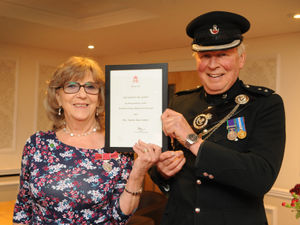 Supporting image for story: Royal honour for Shropshire charity founder Valerie