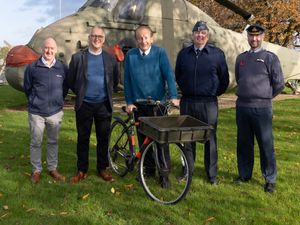 Ian's send-off at RAF Shawbury