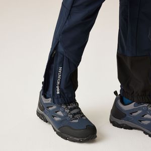 Zips on the bottom of the trousers make it easy to fit them over boots