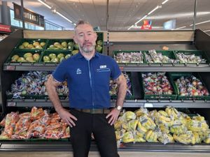 Supporting image for story: Aldi colleague in Birmingham celebrates 20 years at the supermarket