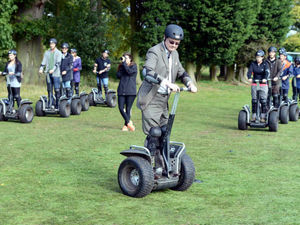 Supporting image for story: Pictures and video: Rip-roaring rally is a Segway to heaven