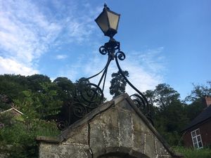 Supporting image for story: Light at end of the tunnel for historic lamp as work starts