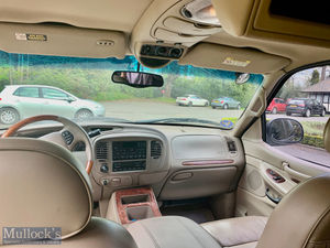 View from the back seat, where baby Brooklyn Beckham would have been sitting