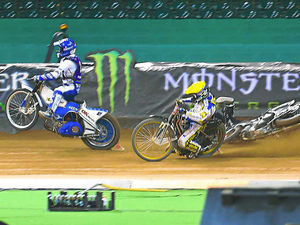 Supporting image for story: Wolves' Tai Woffinden hurt at British Grand Prix