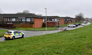 Fresh pictures at the scene of the shooting at Ketley Fields, Kingswinford.