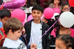 Parents and youngsters in the community were invited to come along to the event