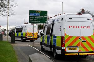 DUDLEY COPYRIGHT NATIONAL WORLD  TIM THURSFIELD 31/12/24 Scene of the stabbing which happened at the junction of Field Road and Birmingham Road, Dudley.