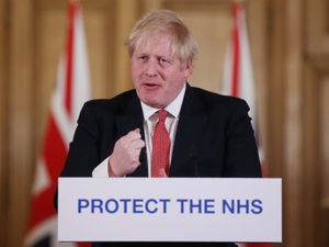 Supporting image for story: Boris Johnson in social distancing warning amid coronavirus concern